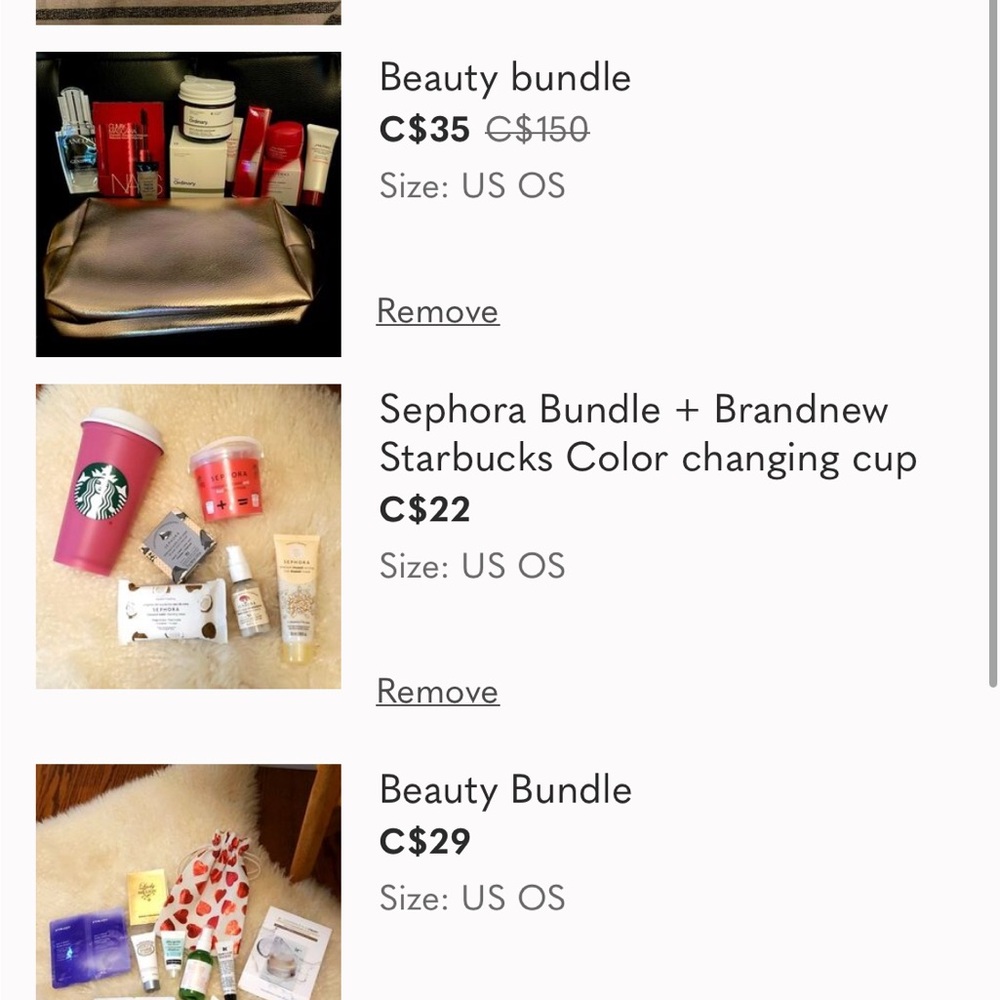 Beauty Bundle with Metallic Bag